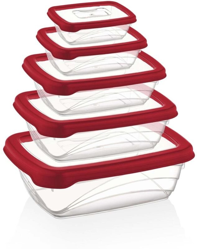 Herzberg - 5 teiliges bio spar box set red