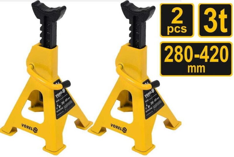 VOREL AUTOSTÄNDER 2 STÜCK 3T 280 - 420mm 80308