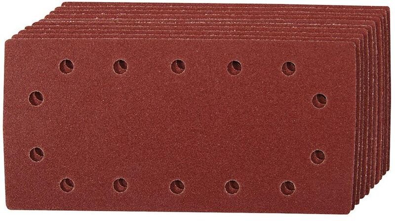 Klettschleifblätter, gelocht, 115 x 230 mm, 10er-Pckg. 60er-Körnung