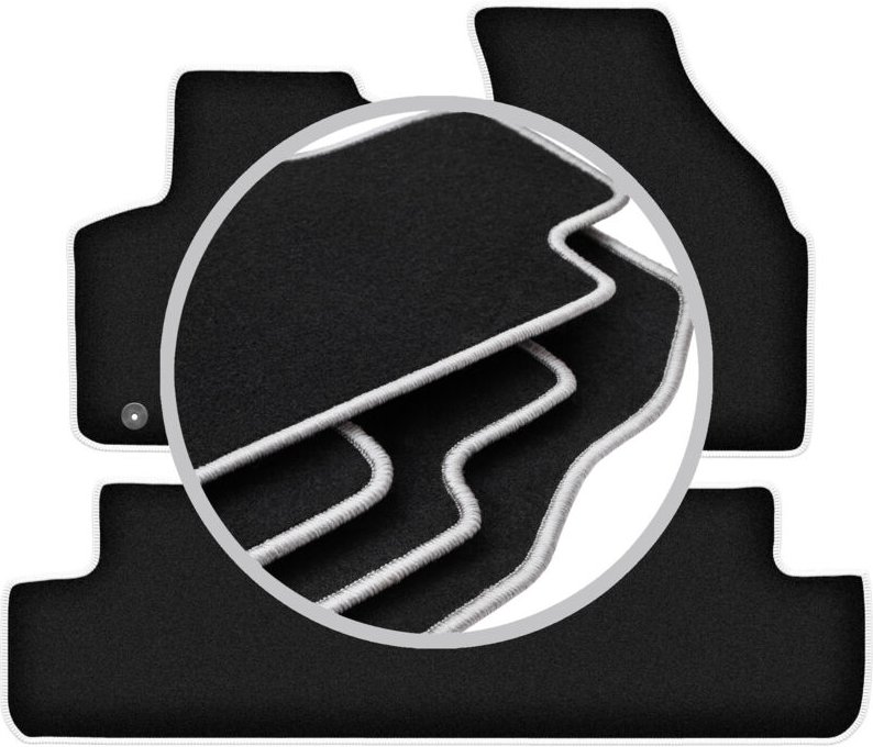CARLUX-SILVER Autofußmatten für: Chevrolet Tacuma Minivan (2000-2011)