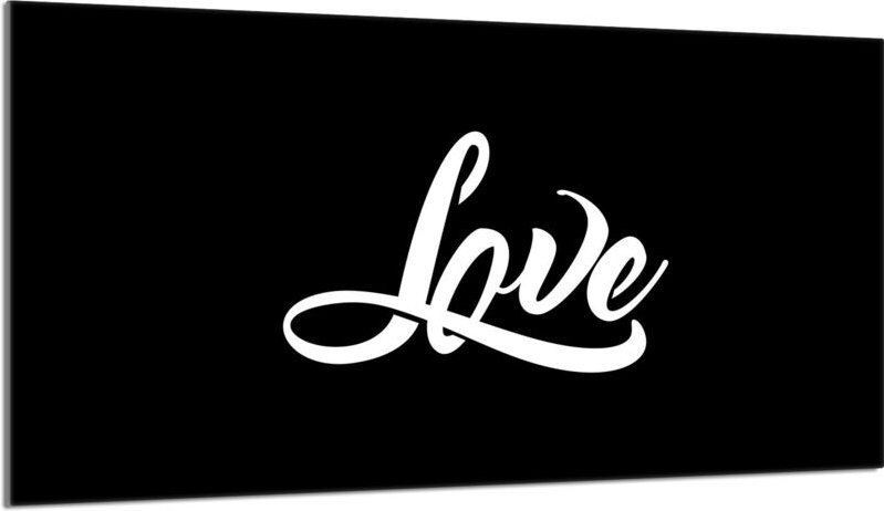 Glasschutzplatte für Herd 90x52 Schwarz