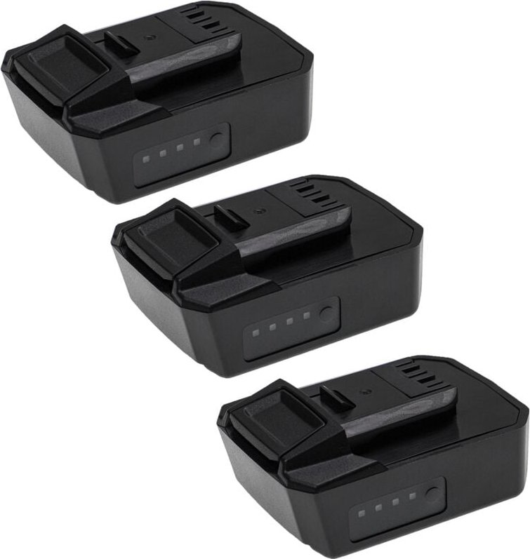 EXTENSILO 3x Akku kompatibel mit Hilti SR 2-A12, SL 2-A12 Werkzeug (2500 mAh, Li-Ion, 10,8 V)