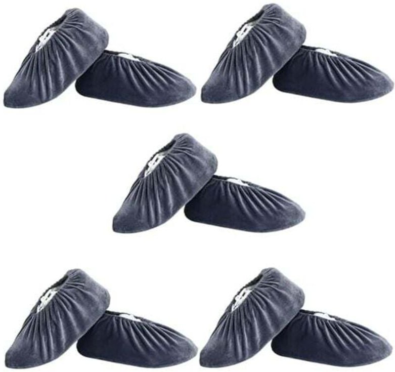 Paar wiederverwendbare Schuhüberzüge, waschbar, rutschfest, Überschuhe, elastisch, praktisch, staubdicht, maschinenwasch...