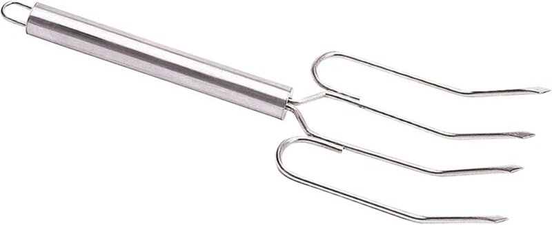 MasterClass - Backformen-Set of 2 Fleischgabeln of, Farbe Silber