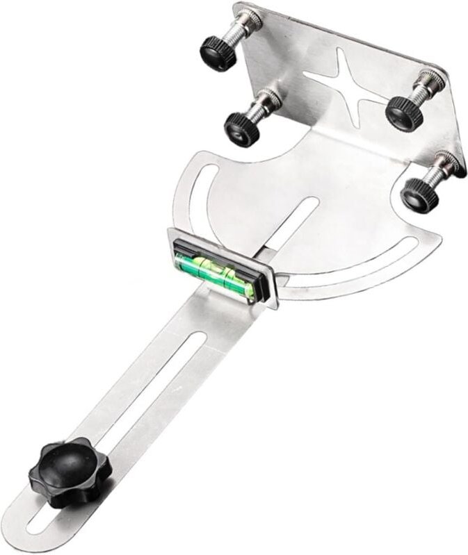 Professioneller, verstellbarer Wasserwaagenständer mit rotierendem, fluoreszierendem Nachtblasendesign und robustem Stah...