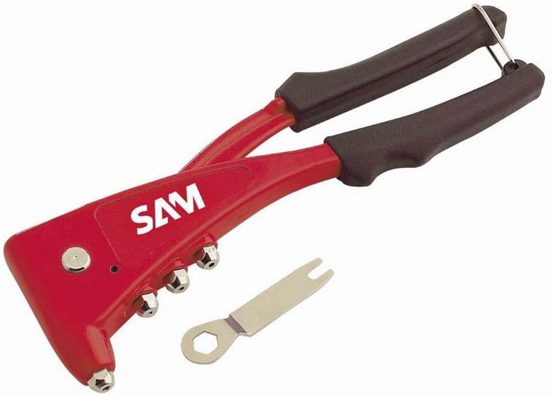 Nietpinzette mit Schraube zur Hubeinstellung SAM - 3593