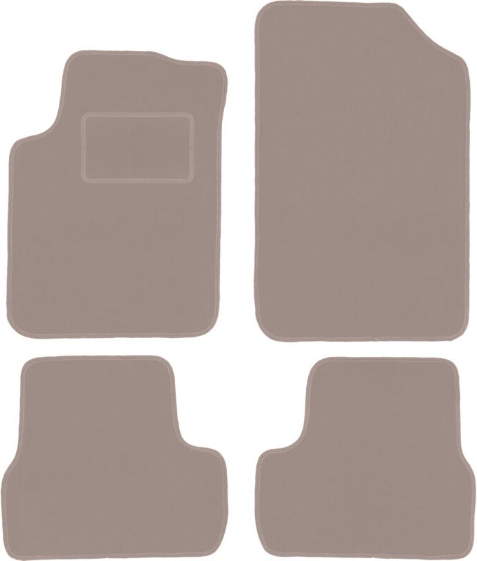 Thumbnail - Beige Veloursmatten für: Citroen C3 I Fließheck (2002-2009)