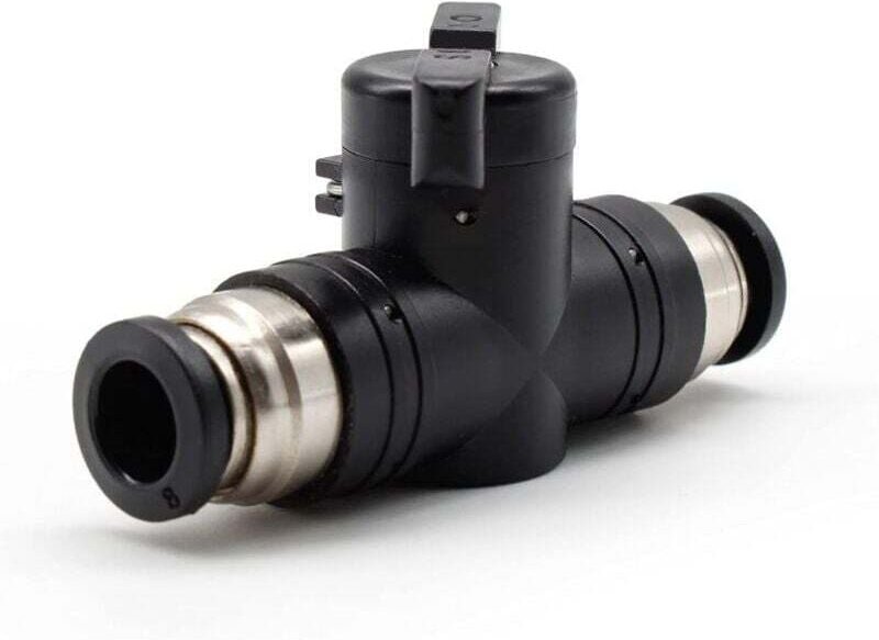 YMYNYPneumatischer Anschluss, gerader pneumatischer Anschluss, anschließbarer Rohrdurchmesser 6 mm, pneumatisches manuel...