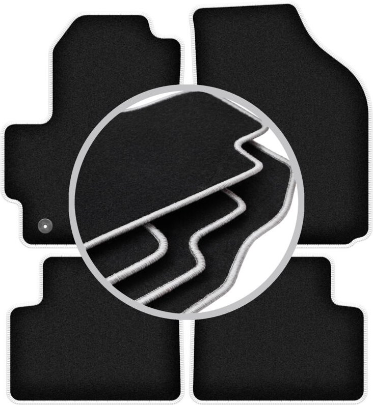 CARLUX-SILVER Autofußmatten für: Chevrolet Matiz Fließheck (2004-2009)