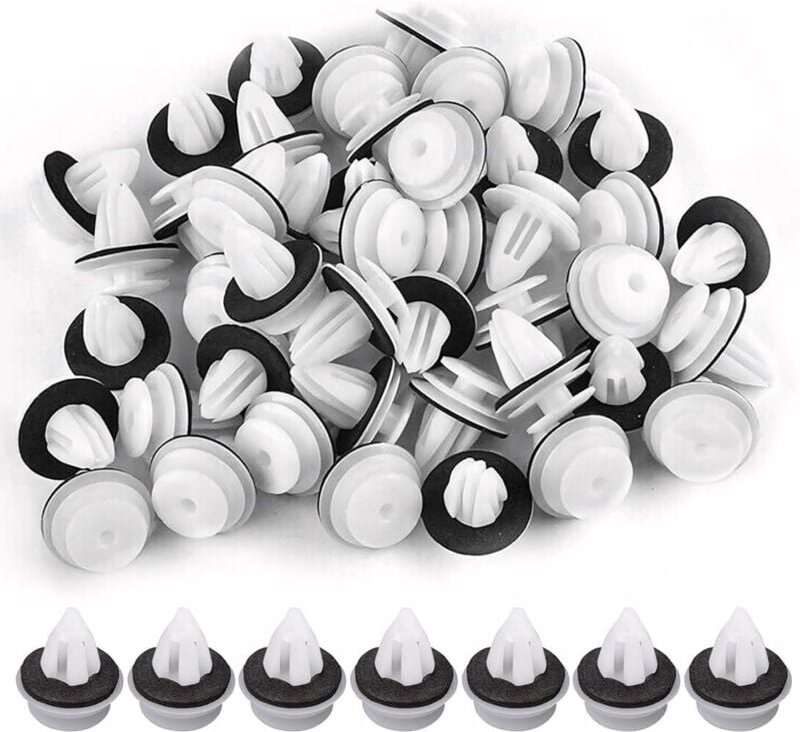 Thumbnail - 50 Stück Auto-Befestigungsklammern, Auto-Clips, universelle Fahrzeug-Halteklammern, Kunststoffnieten, Karosserie-Verklei...