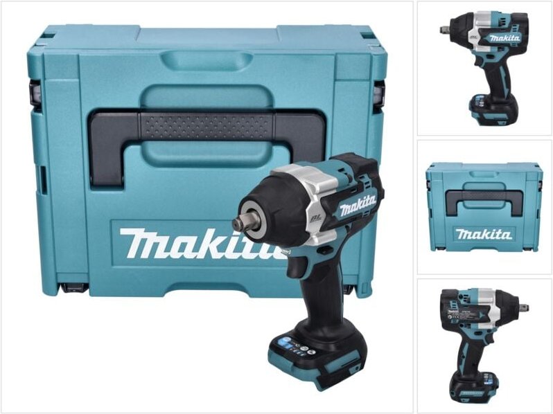 Dtw 700 zj Akku Schlagschrauber 18 v 700 Nm 1/2' xpt Brushless + Makpac - ohne Akku, ohne Ladegerät - Makita
