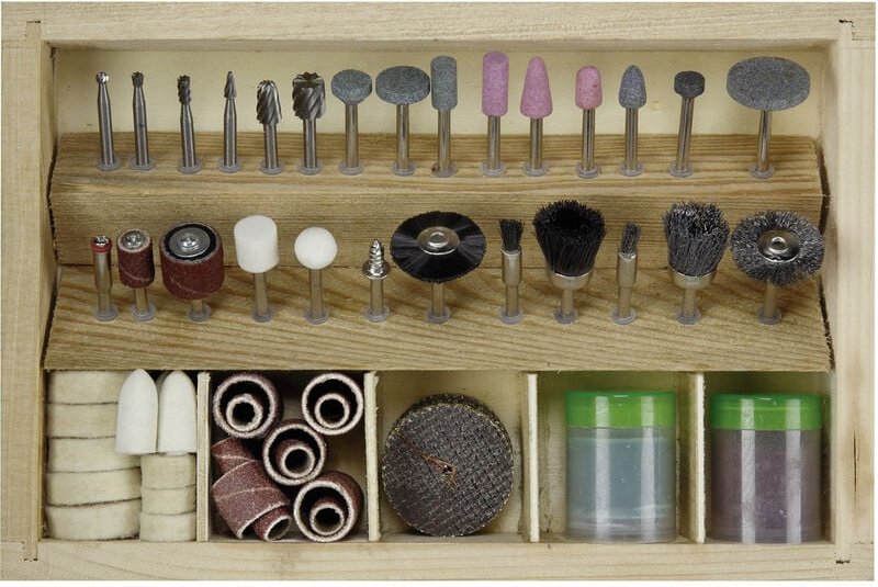 1220977 Universal Schleif-/Trenn-/Polierset 100tlg. Schaft-Ø 3.2 mm 1 St. - Basetech