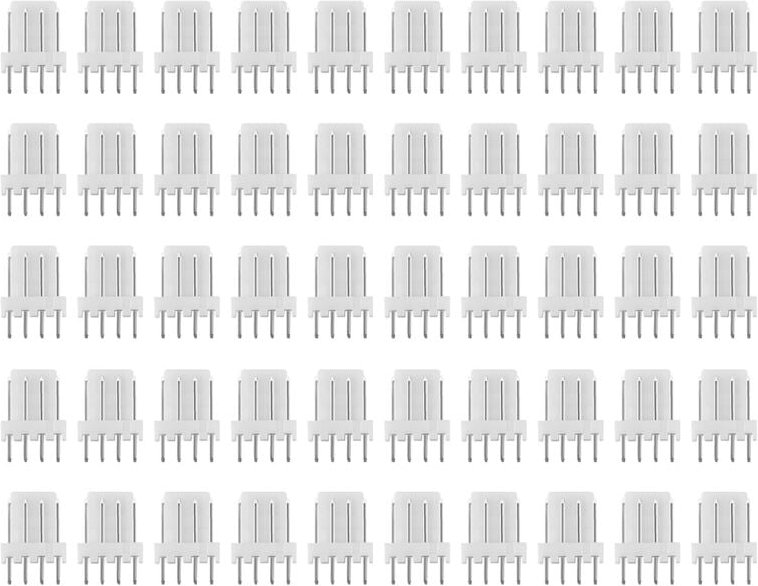 Thumbnail - Tlily - 50 StüCk KF2510 Stecker 2,54MM Stift Leiste 4Pin LüFter Anschluss für asic Miner Antminer S9 Z9 Z15 L3+ DR3 T2T ...