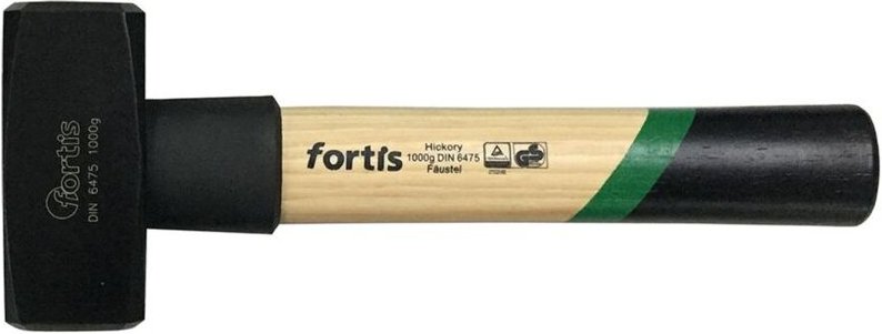 Fortis - Fäustel din 6475 Hickorystiel mit Stielschutz, 1000g