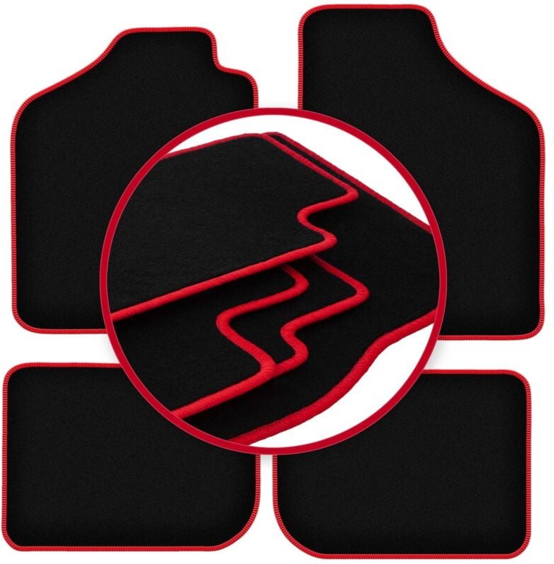 CARLUX-RED Autofußmatten für: Fiat Uno Fließheck (1983-2001)