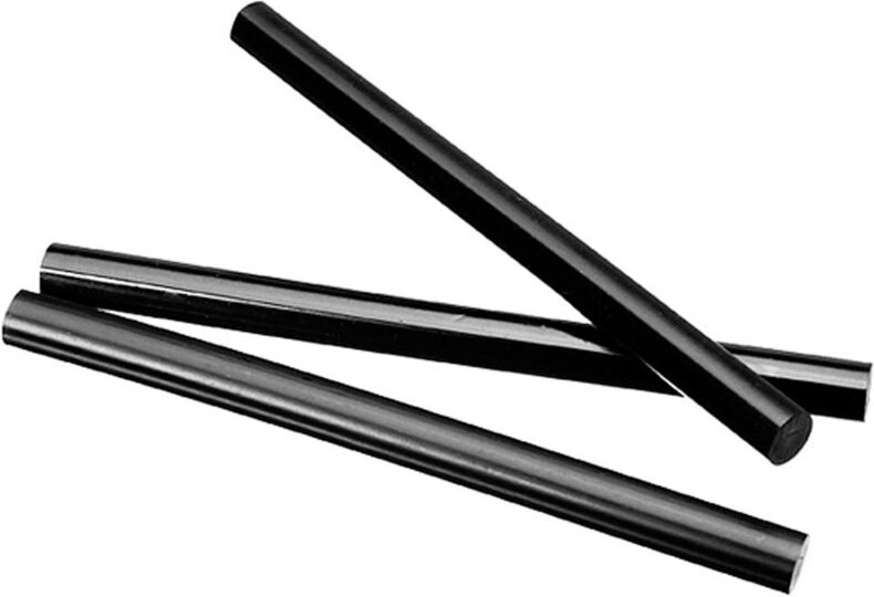 Silikon-Klebestift SCHWARZ 12X200 25 Sticks