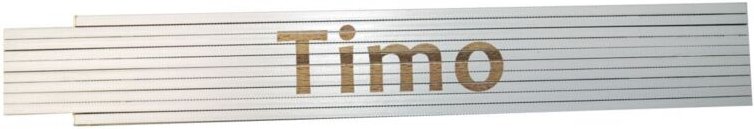 Zollstock Timo 2 m weiß Zollstock