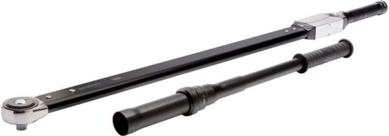 Bahco Mechanischer Freihanddrehmoment-Klickschlüssel 300 - 1000 Nm, voreingestellt, mit festem 3/4 Ratschenkopf
