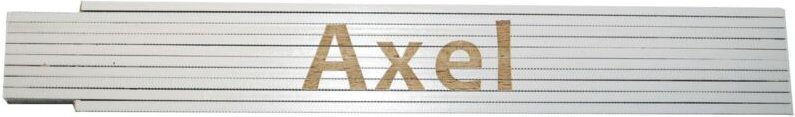 Zollstock Axel 2 m weiß Zollstock