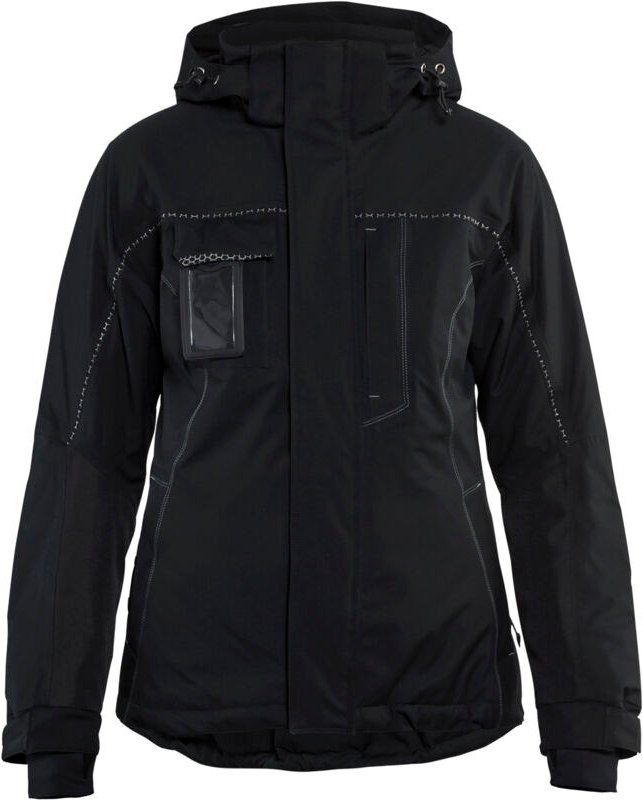 Arbeitsjacke mit Stretch-Doppelschicht, Damen 4971 - Schwarz XXXL