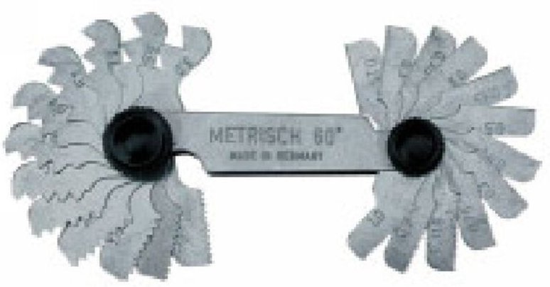 Gewindelehre - metrische Steigung 24 Blätter Outifrance