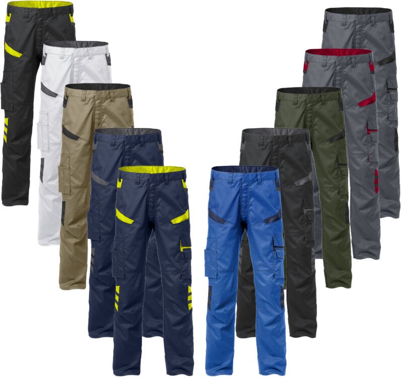 Fristads - 2552 stf epd Arbeitshose mit mehreren Taschen - 54 (eu) - Grau / Blau