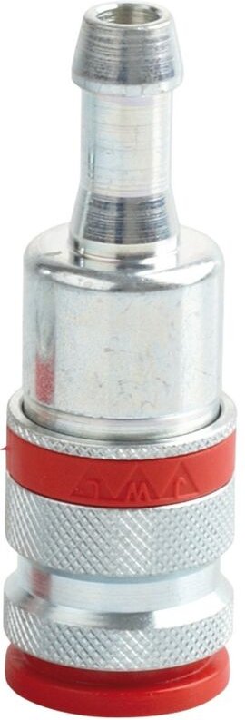 JWL Stahlkupplung DN 7,8 mit Schlauchtülle ø 8 mm