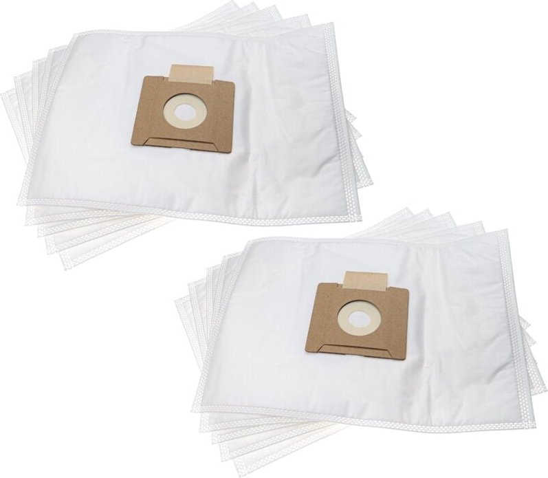 10x Staubsaugerbeutel kompatibel mit Kärcher vc 2, vc 2 Premium Staubsauger - Mikrovlies, 35cm x 26,5cm Weiss - Vhbw