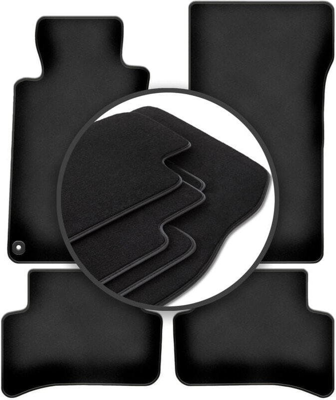 Premium Autoteppiche für: Mercedes C W203 Coupé (2000-2008)