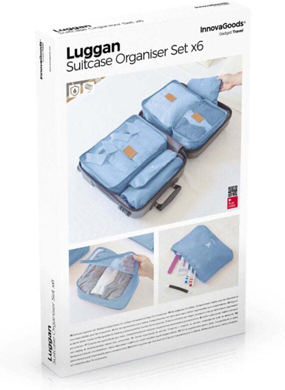 Ordnungssacke fur koffer luggan innovagoods 6 stucke 35324161 35324161 35324161 35324161 35324161 35324161 35324161 3532...