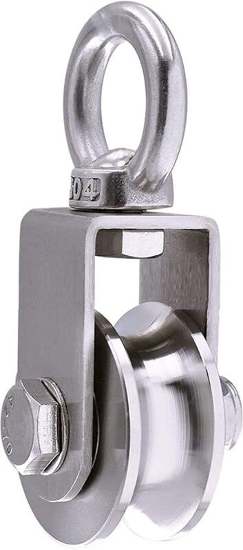 Seilrolle aus Edelstahl 304, maximale Belastung 500 kg - Ahlsen