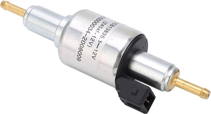 Ej.life - Elektrische Dosierpumpe, 12 v Standheizung Kraftstoffpumpe 65 Ml Edelstahl Hochleistungs-Kraftstoffdosierpumpe...