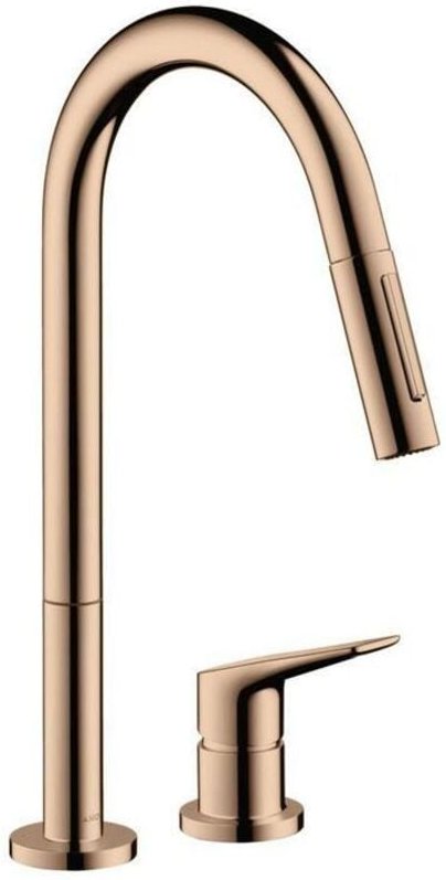 Axor Citterio m dn 15 2-Loch Einhebel-Küchenmischer 220 - Hansgrohe