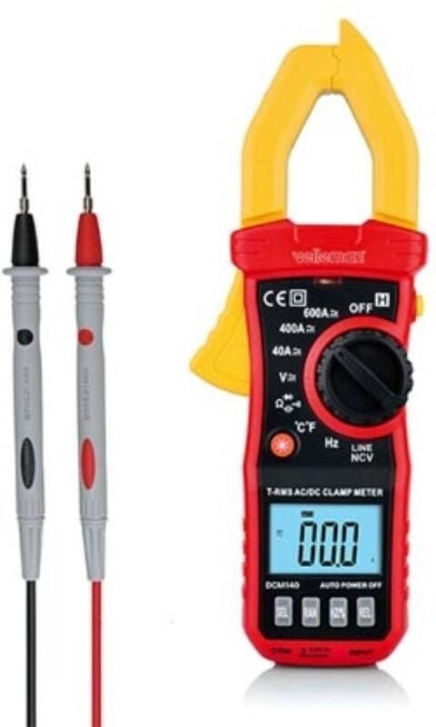 Digitale Stromzange - Cat Iii - 600 V - Ac/dc - Ncv - Mit Data-Hold-Funktion