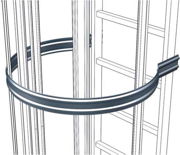Zarges Rückenschutzbügel Aluminium ø 700mm