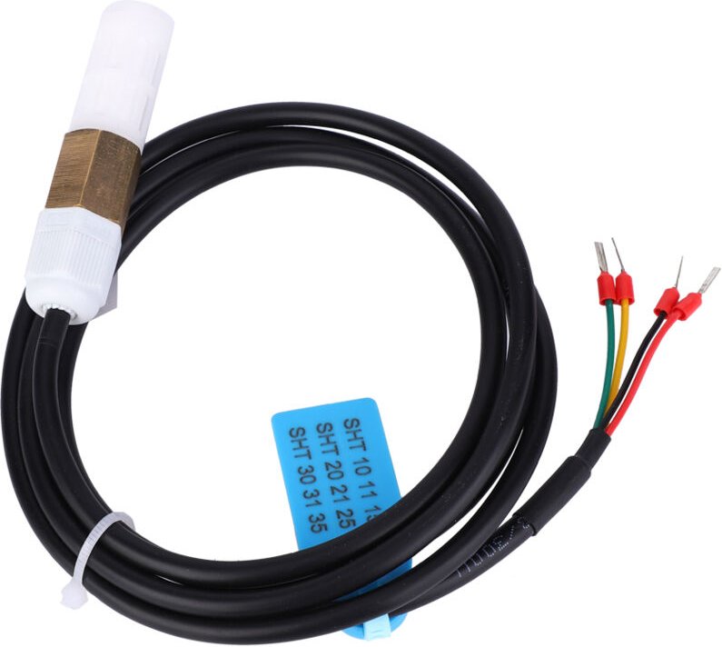 Zoternen - Hochpräziser digitaler Temperatur- und Feuchtigkeitssensor mit Kupfer-Kunststoffgehäuse für den Boden (SHT30)