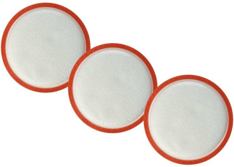 3x Vormotorfilter kompatibel mit Dirt Devil Ultima Power (Parquet) DD2720-5, DD2720-7, DD2720-6 Staubsauger - Motorschut...