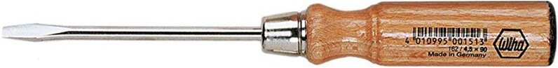 Wiha Holz-Schraubendreher Schlitz 4,5 mm x 90 mm (00151)