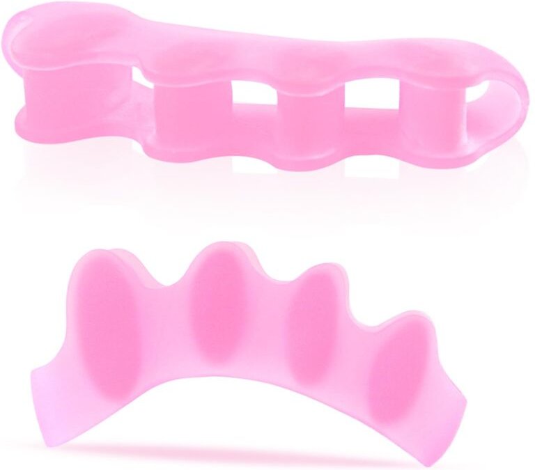 Sollbry - Paar Zehenspreizer, korrigiert Ballenzehen und stellt die ursprüngliche Form der Zehen wieder her, Zehenglätte...