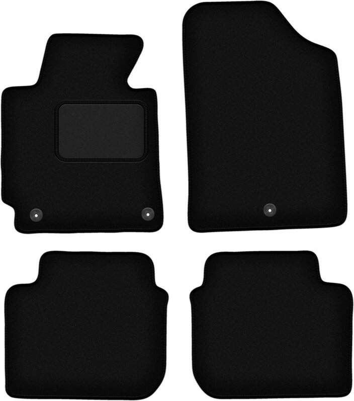 Schwarze Veloursmatten für: Hyundai Elantra V Coupé, Limousine (2010-2016)