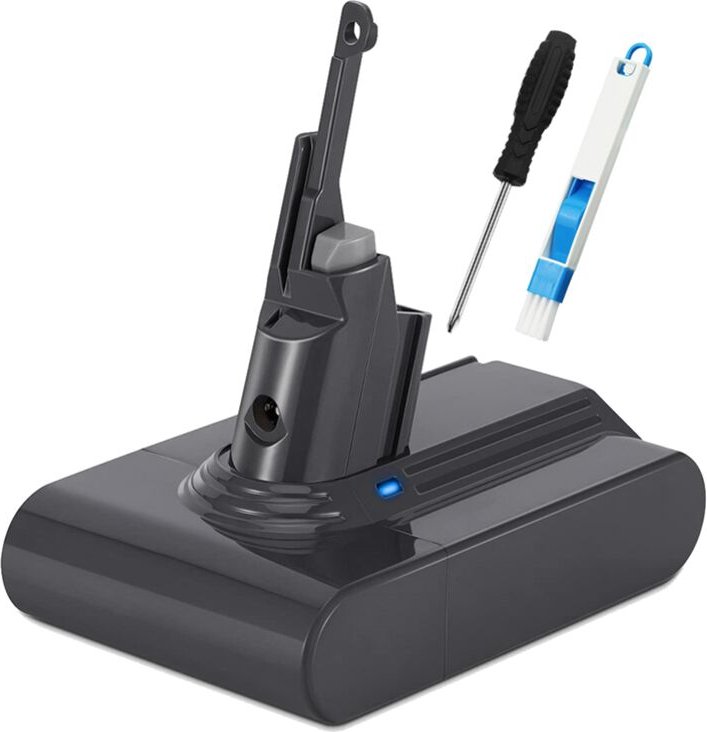 Ersetzen Sie den Batterieadapter + die Bürste + den Schraubendreher für Staubsauger