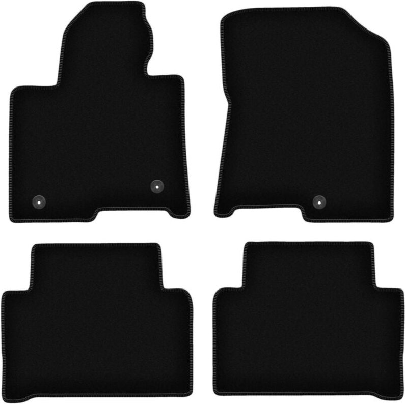 Thumbnail - BASIC schwarze Veloursmatten für: Kia Sorento IV XL Hybrid SUV (2020-)