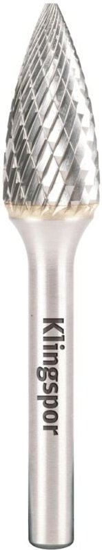 Klingspor - hf 100 g Hartmetallfräser, 12,7 x 25 x 6 mm Kreuzverzahnung