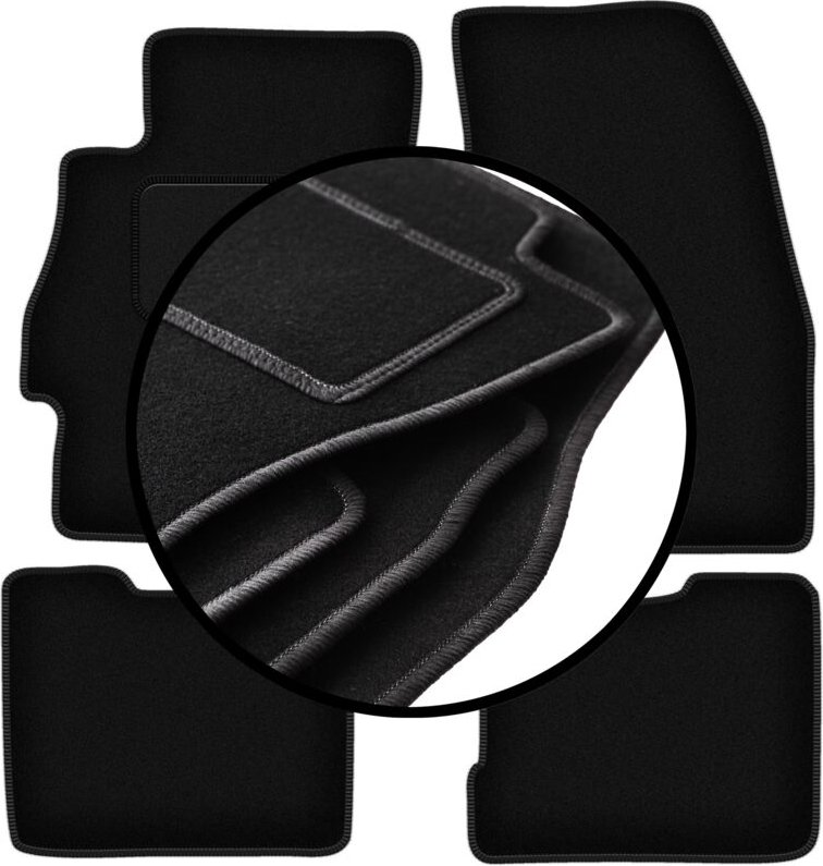 Komplettset Veloursmatten für: Fiat Linea Limousine (2009-2015)
