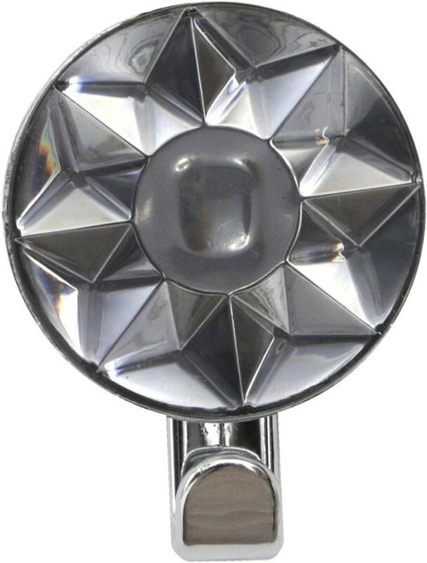 Haken ps abs dekoration stern klebstoff 3m oder zum befestigen - anthrazitgrau Tendance