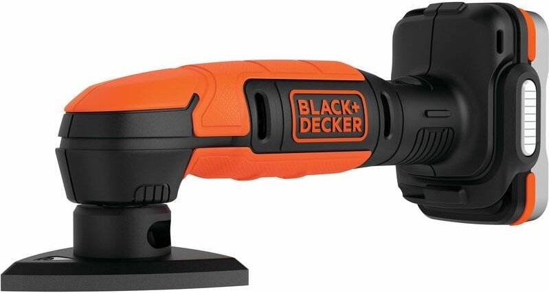 Akku-Detail-Schleifer - 12 V - 1,5 Ah - Dreiecksplatte 89 mm - 1 Akku - 1 Schleifpapier BLACK+DECKER BDCDS12S1-QW