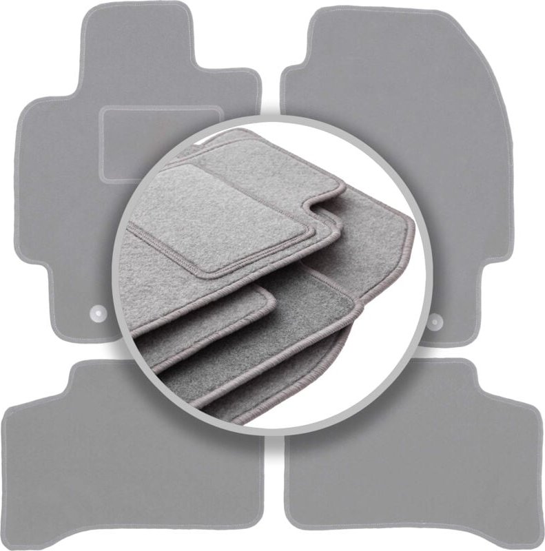 Graue Autofußmatten für: Jaguar X-Type Kombi, Limousine (2001-2009)