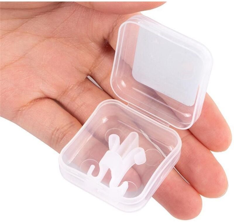 Nase verbreitert sich zum schnarchen - silikon