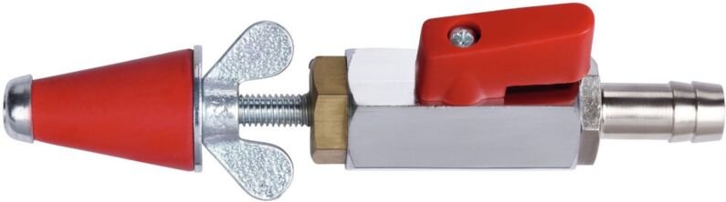 Rothenberger - Gasprüfstopfen, konisch, Gr.0 (3/8"-1/2"), mit Hahn - 351225