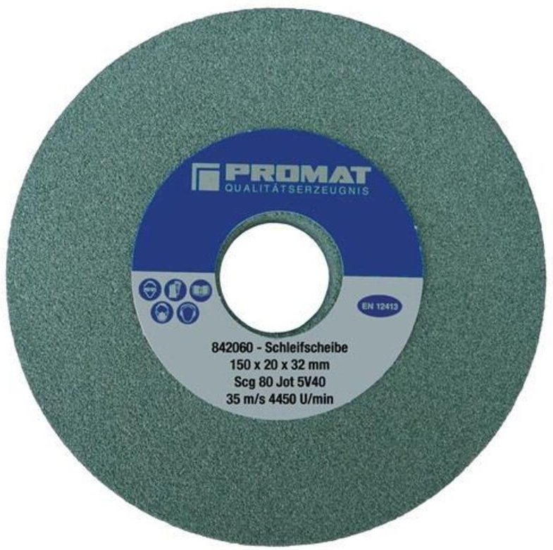 Schleifbockscheibe Ø200xB25x51mm 80 Form a Siliciumcarbid